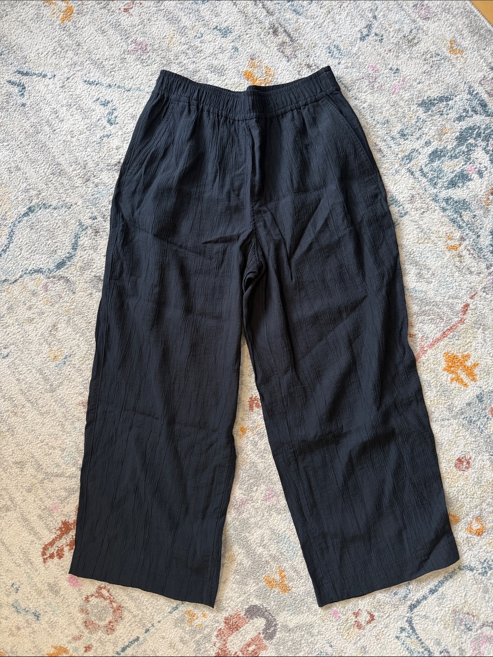 Madewell Black Wide-Leg Pants